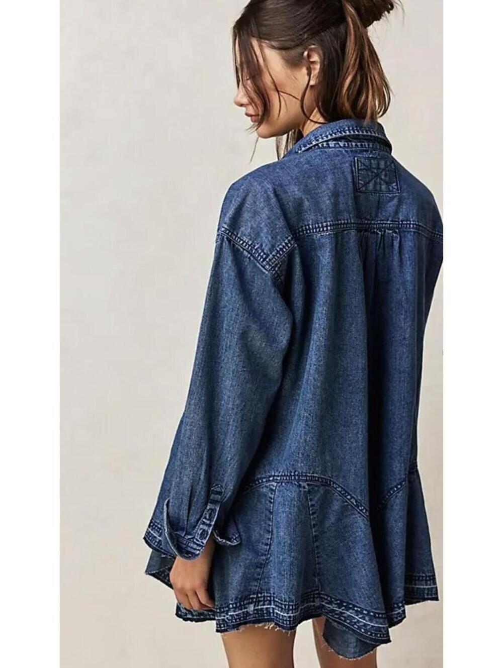 Free People Freya Denim Shirt